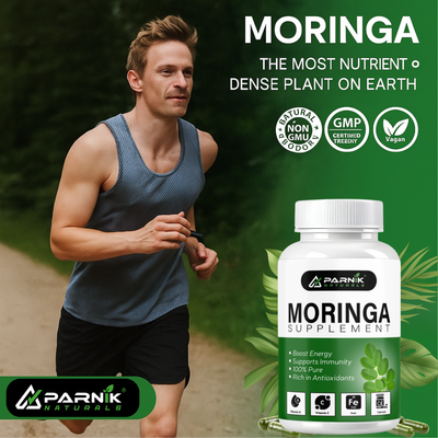 Parnik Naturals Ayurvedic Moringa Capsules 60 – Herbal Supplement for Detox, Immunity & Natural Weight Control