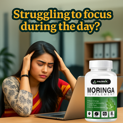 Parnik Naturals Ayurvedic Moringa Capsules 60 – Herbal Supplement for Detox, Immunity & Natural Weight Control