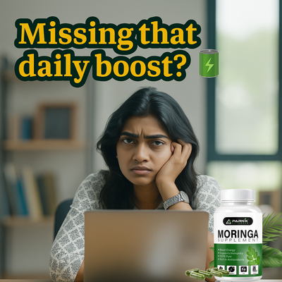 Parnik Naturals Ayurvedic Moringa Capsules 60 – Herbal Supplement for Detox, Immunity & Natural Weight Control