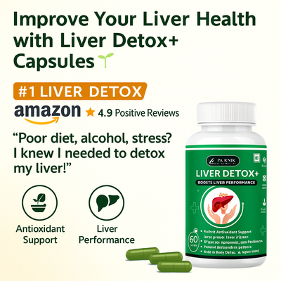 Parnik Naturals Moringa Capsules + Liver Detox Combo | 100% Natural Health Booster | Immunity + Digestion + Energy + Liver Cleanse