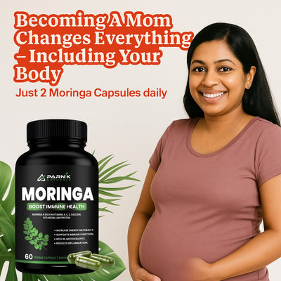 Parnik Naturals Ayurvedic Moringa Capsules 60 – Herbal Supplement for Detox, Immunity & Natural Weight Control